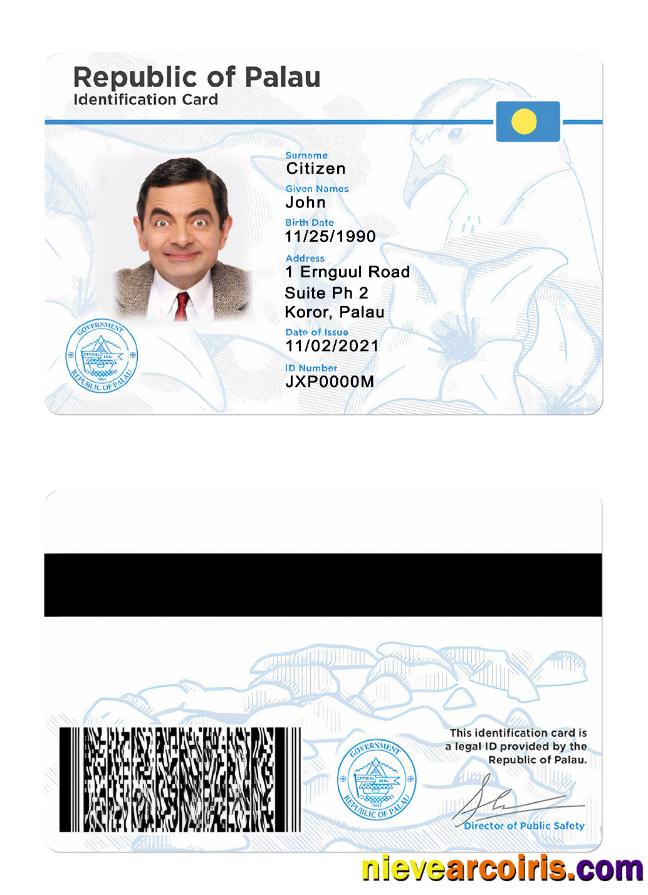 Palau ID card